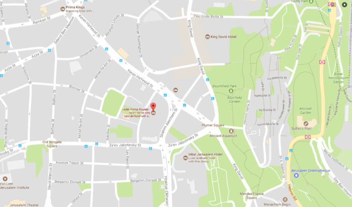 Hotel Prima Royale map