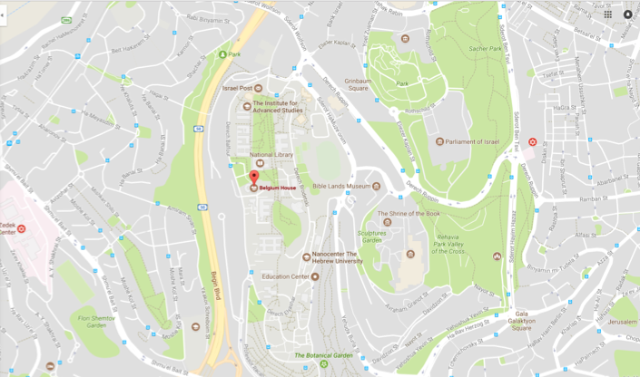 The Belgium House Guest House map