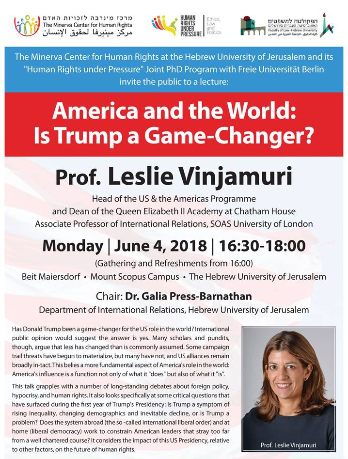 America and the World: Is Trump a Game-Changer