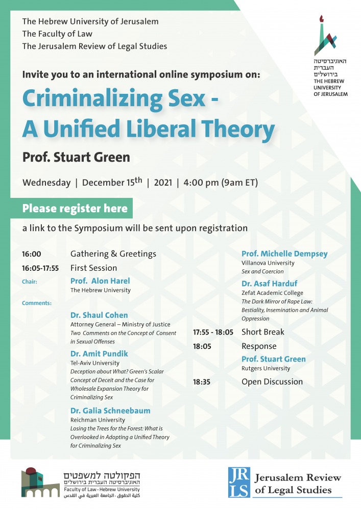 Criminalizing Sex