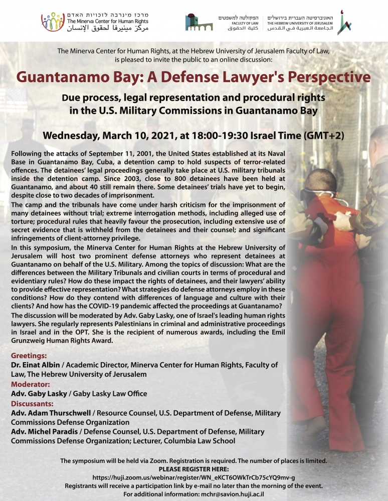 Guantanamo Bay- A Defense Lawyer’s Perspective