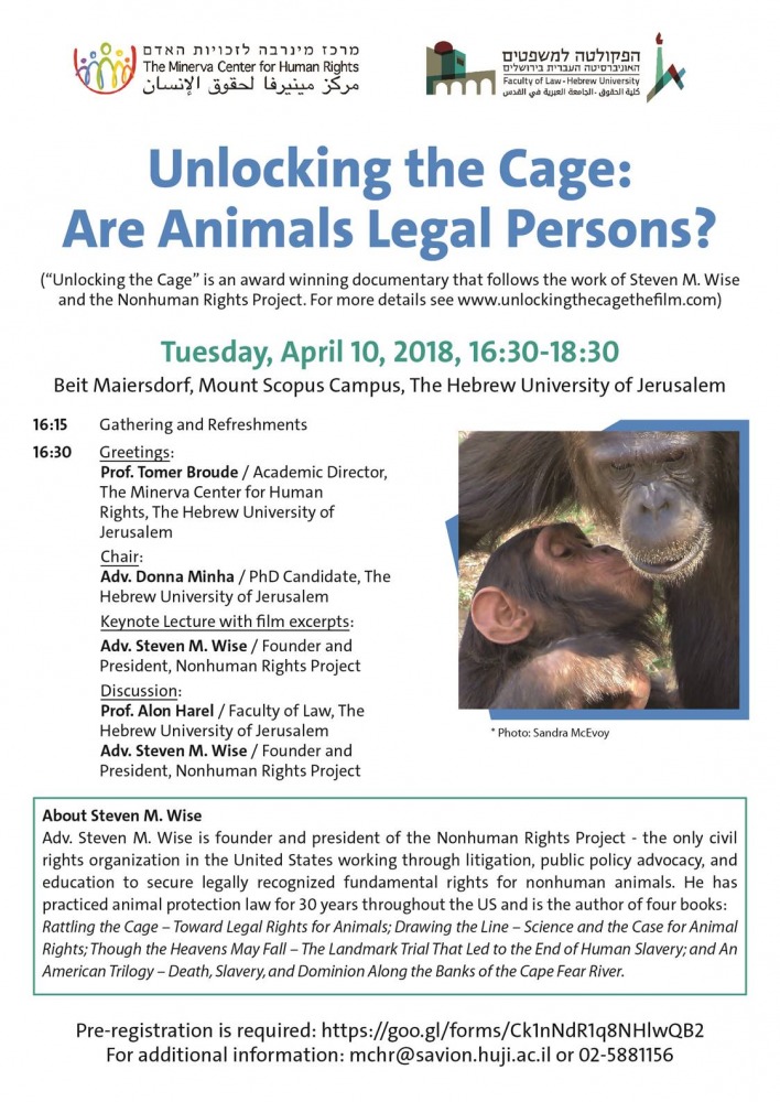 Unlocking the Cage: Are Animals Legal Persons