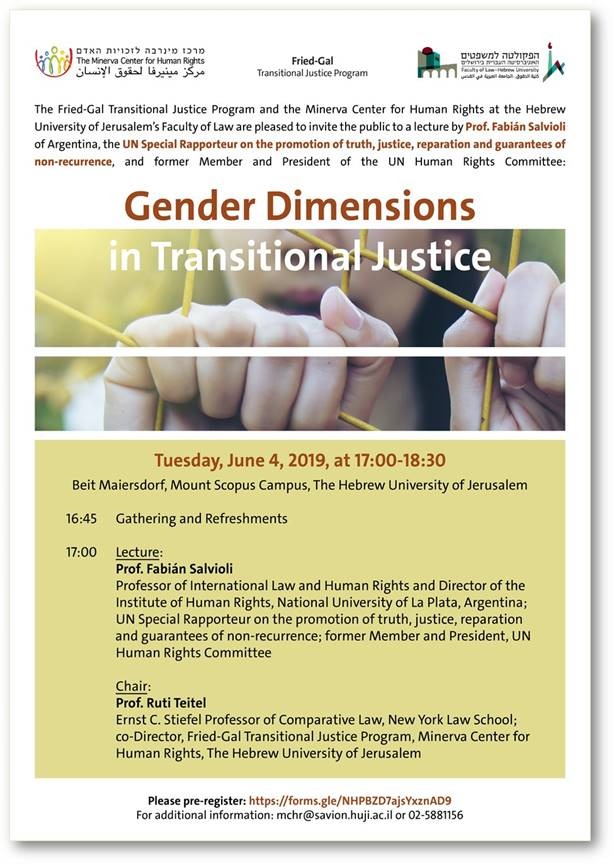 Gender Dimensions in Transitional Justice