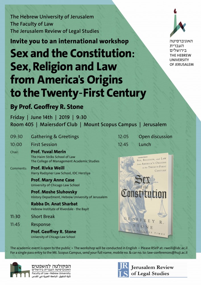 Sex and the Constitution - Sex, Religion and Law from America's Origins to the Twenty-First Century