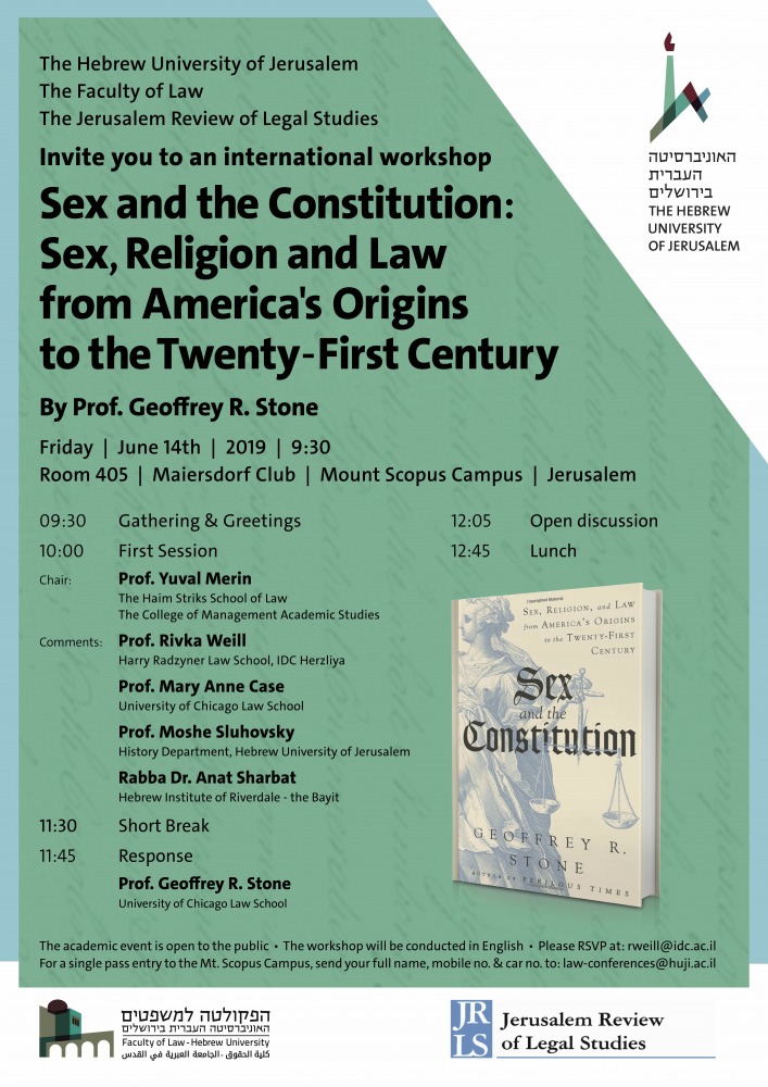 Sex and the Constitution - Sex, Religion and Law from America's Origins to the Twenty-First Century